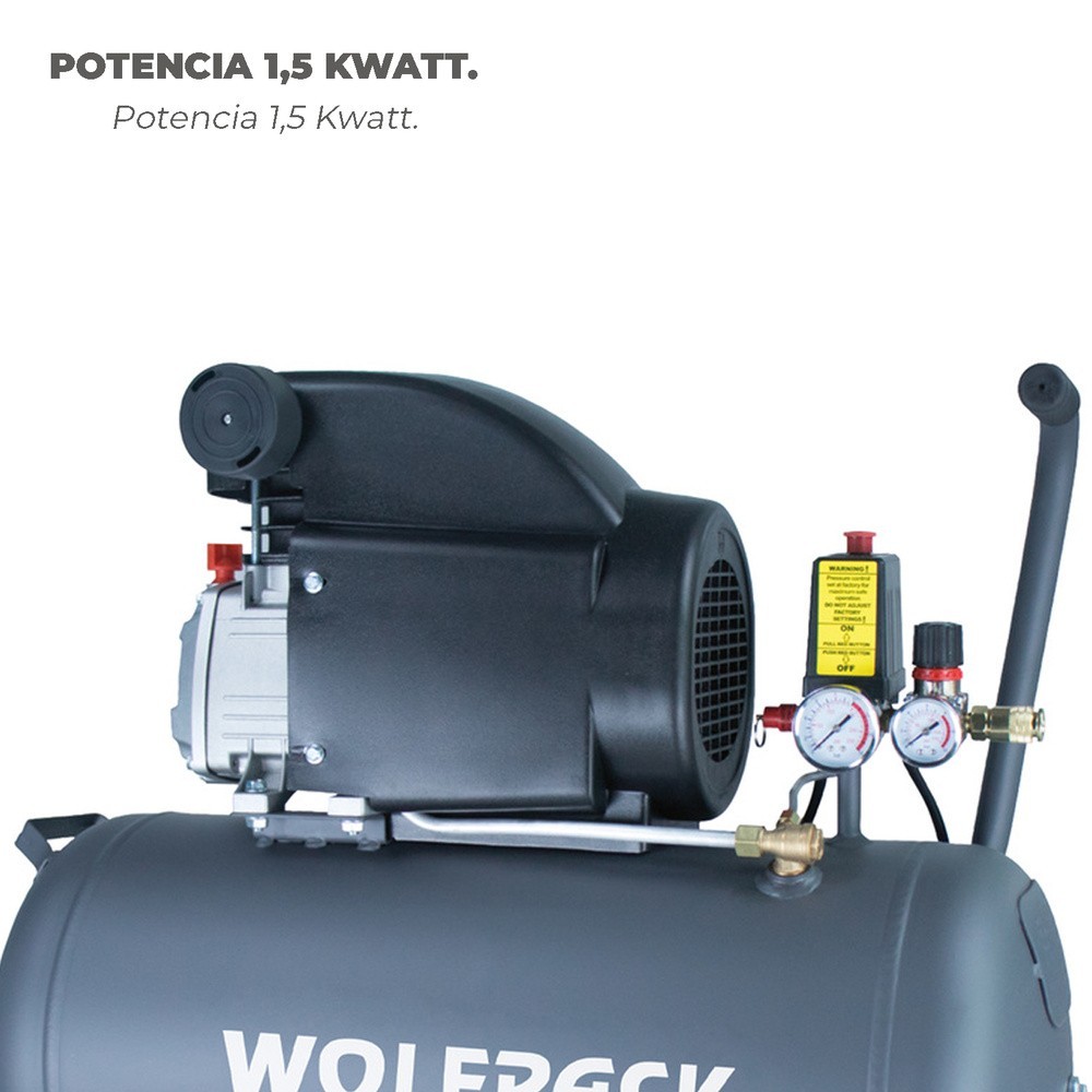 Compresor Aire 50 Litros / 8 Bares / 1,5 Kw - 2,0 HP al por Mayor | Almacén de Ferretería