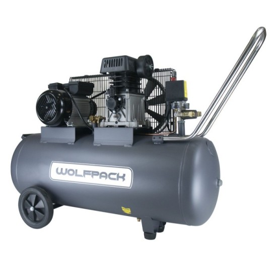 Compresor 100 Litros / 8 Bares / 2,2 Kw - 3,0 Hp  Lubricado Por Aceite al por Mayor | Almacén de Ferretería