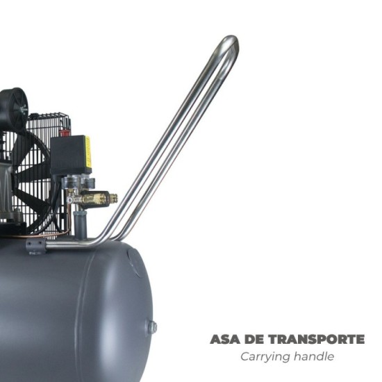 Compresor 100 Litros / 8 Bares / 2,2 Kw - 3,0 Hp  Lubricado Por Aceite al por Mayor | Almacén de Ferretería