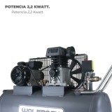 Compresor 100 Litros / 8 Bares / 2,2 Kw - 3,0 Hp  Lubricado Por Aceite al por Mayor | Almacén de Ferretería
