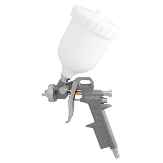 Pistola Pintar Neumática Boquilla De 1,5 mm, Con Depósito Superior 0,6 Litros y  Adaptador Rapido al por Mayor | Almacén de Ferr