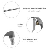 Pistola Soplado Con Canula Adaptador Rapido al por Mayor | Almacén de Ferretería