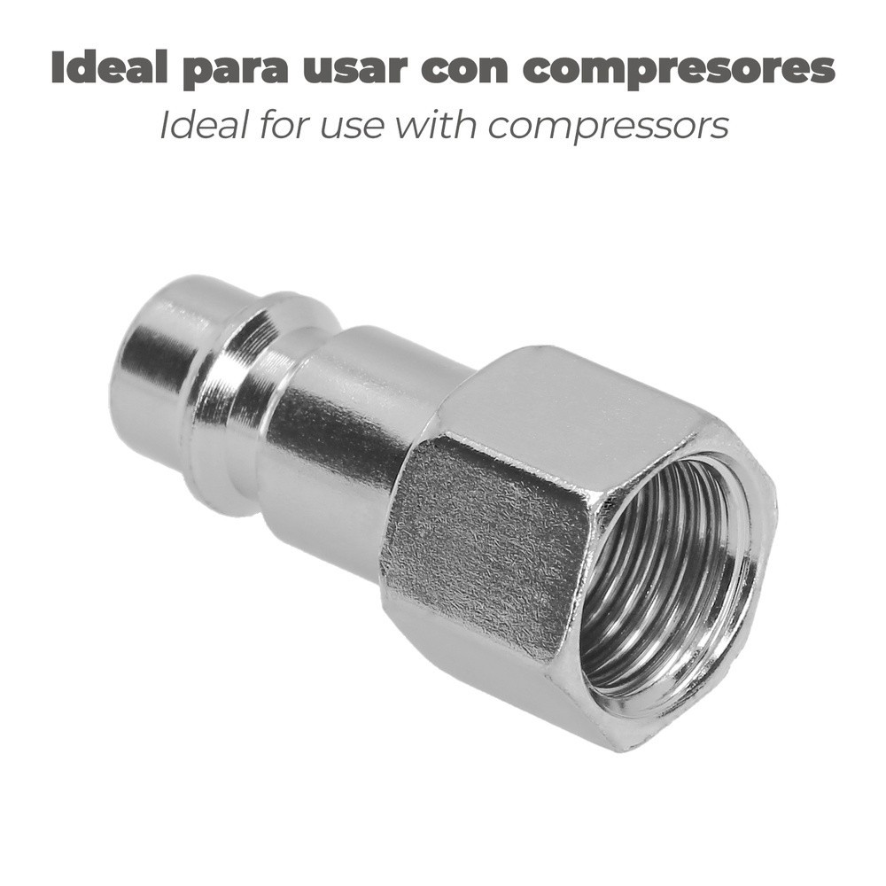 Racor Rapido Hembra 1/4" (Granel) al por Mayor | Almacén de Ferretería