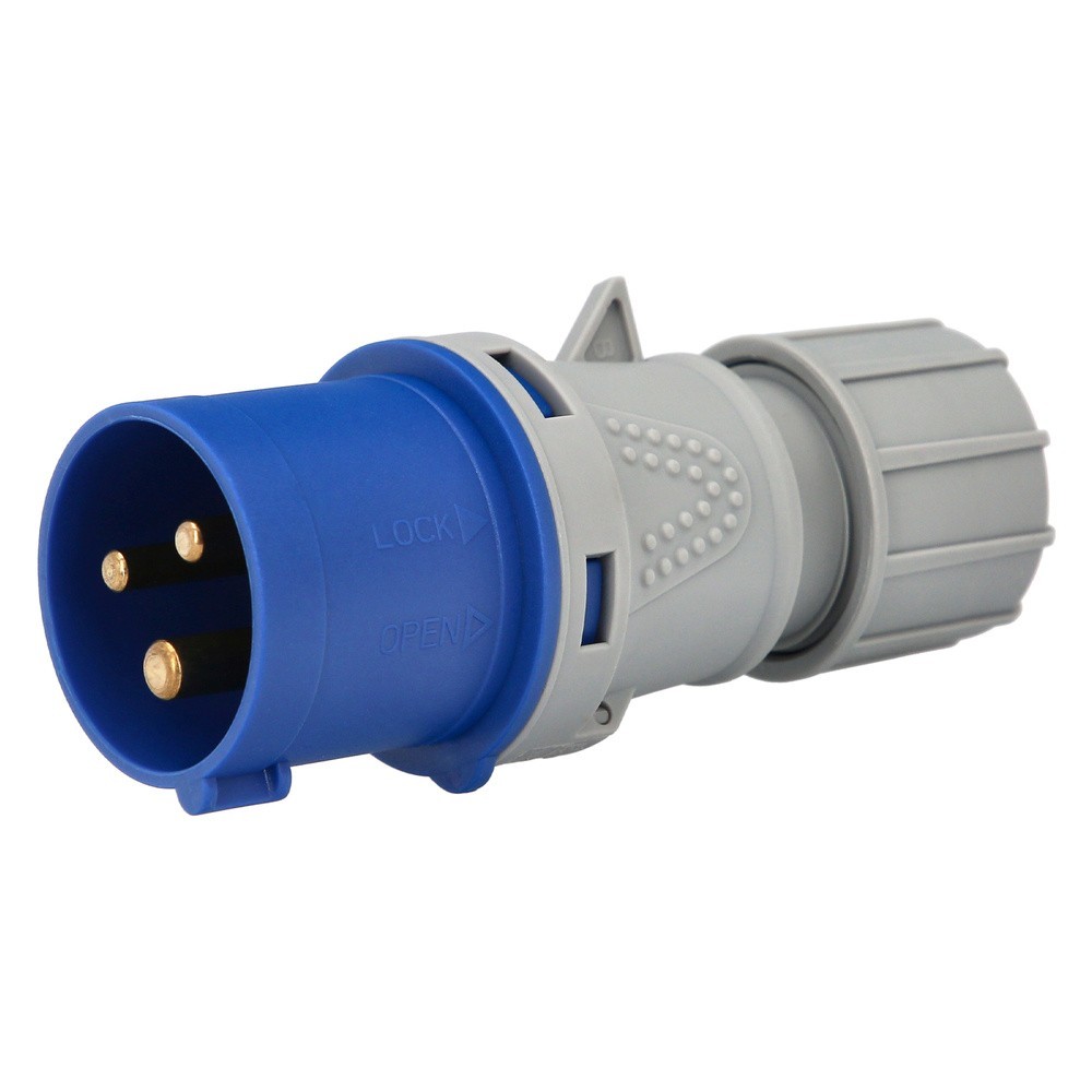 Clavija / Enchufe Industrial Monofasico 16 A, / 220 V, al por Mayor | Almacén de Ferretería