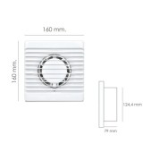 Extractor Aire Ø 125 mm, / 14 Watt, al por Mayor | Almacén de Ferretería