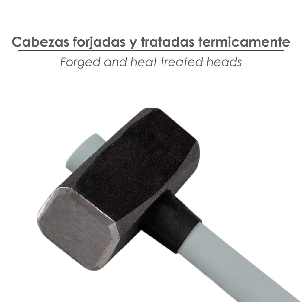 Maza Con Mango Fibra Vidrio 5 Kg, Cabeza Forjada, Con Anillo Anti Vibración, Maza / Porro al por Mayor | Almacén de Ferretería
