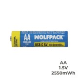 Pila Litio Recargable "AA" 1,5V USB-C (4 Unidades) al por Mayor | Almacén de Ferretería