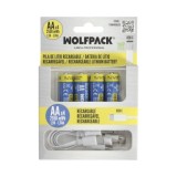 Pila Litio Recargable "AA" 1,5V USB-C (4 Unidades) al por Mayor | Almacén de Ferretería