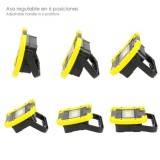 Linterna de Trabajo Led  Multifunción Recargable 2,000 mAh, / 10 W, / 500 Lúmenes / 4 Imanes / Bateria Externa / Soporte 180º al