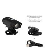 Luz Led Frontal Para Bicicleta / Patinete 400 Lumenes (5 Modos) Bateria Recargable USB al por Mayor | Almacén de Ferretería