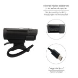 Luz Led Frontal Para Bicicleta / Patinete 400 Lumenes (5 Modos) Bateria Recargable USB al por Mayor | Almacén de Ferretería