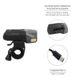 Luz Led Frontal Para Bicicleta / Patinete 800 Lumenes (7 Modos) Bateria Recargable USB al por Mayor | Almacén de Ferretería
