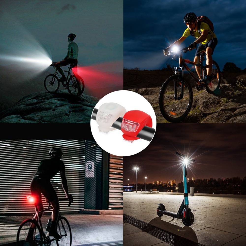 Kit Luces Led Bicicleta 2 Luces Basic, LED para bici, Luz para patin, Luz de posición, Luces bicicleta, LEDs bicicleta al por Ma