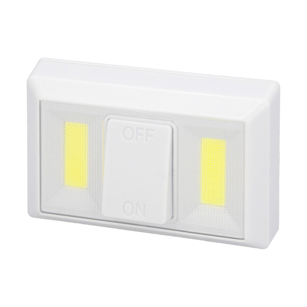 Linterna / Luces Led Para Pared / Armario A pilas (4 AAA) 250 Lumenes (Fijación Mediante Pegatina, Iman o Tornillos) al por Mayo