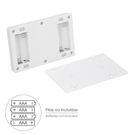 Linterna / Luces Led Para Pared / Armario A pilas (4 AAA) 250 Lumenes (Fijación Mediante Pegatina, Iman o Tornillos) al por Mayo
