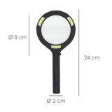 Lupa Con Led 2,5x Aumentos, Lupa De Mano, Ø11cm Lupa Para Leer, Lupa De Lectura, Lupa Con Luz al por Mayor | Almacén de Ferreter