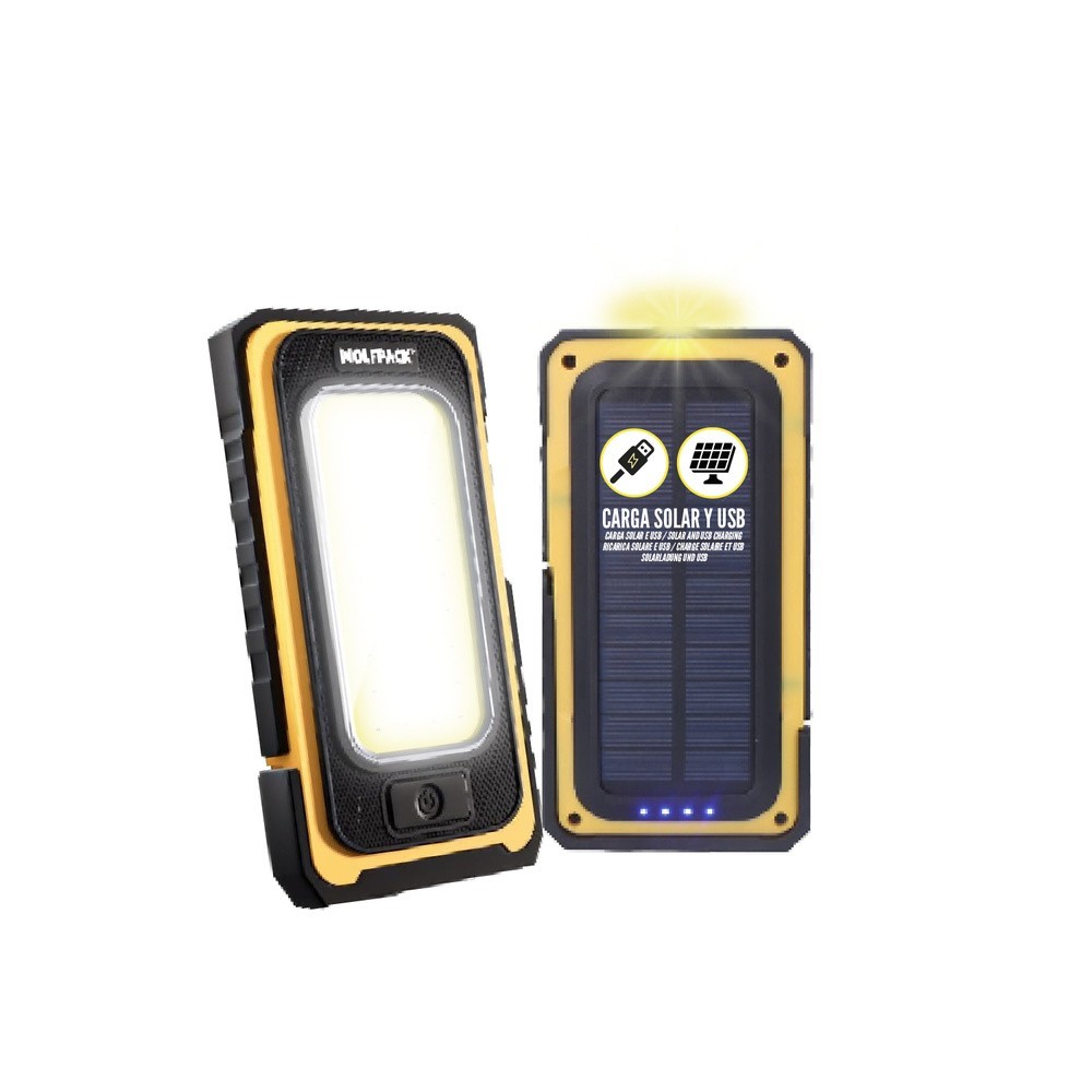 Linterna Led Solar Recargable 10 Watt 750 Lumenes al por Mayor | Almacén de Ferretería
