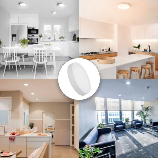 Downlight Superficie Led 20 Watt 1800 Lumenes 6000K al por Mayor | Almacén de Ferretería