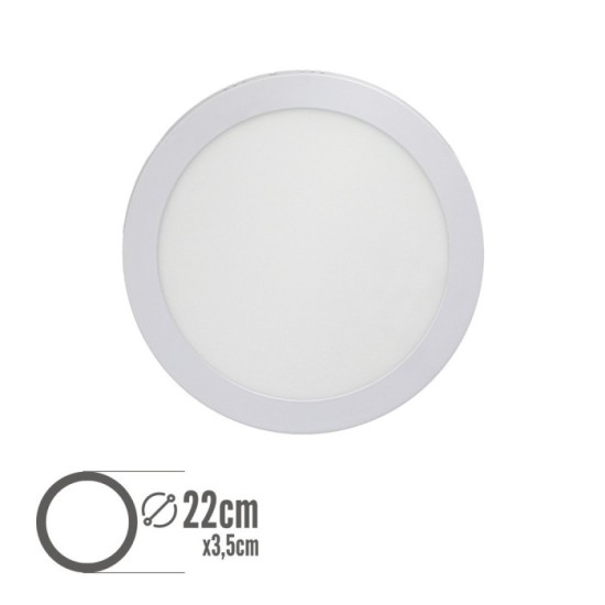 Downlight Superficie Led 20 Watt 1800 Lumenes 4500K al por Mayor | Almacén de Ferretería