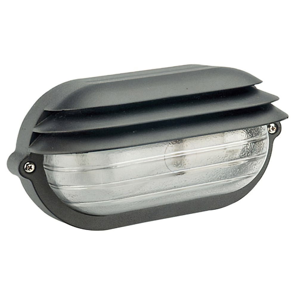 Plafón Palpebra IP54  Oval Negro al por Mayor | Almacén de Ferretería