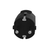 Clavija Toma Tierra Goma 4,8mm Negro (Industrial) al por Mayor | Almacén de Ferretería