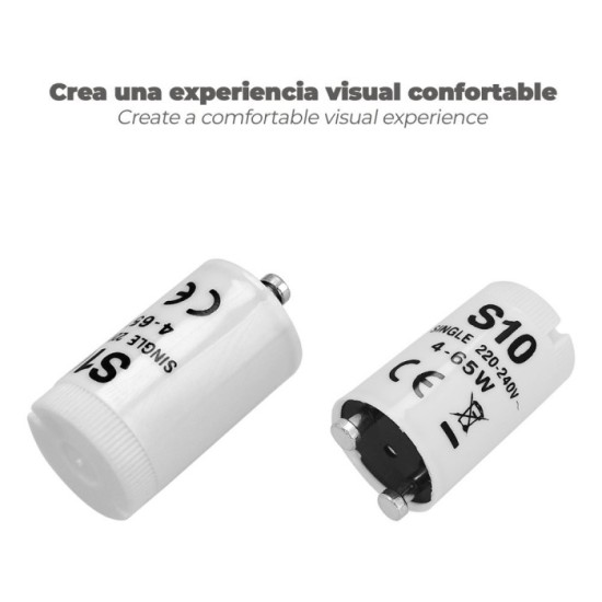 Cebador 4 - 65 Watt, Cebador Fluorescente, Arrancador Tubo Fluorescente, Cebador Encendido Rápido, al por Mayor | Almacén de Fer