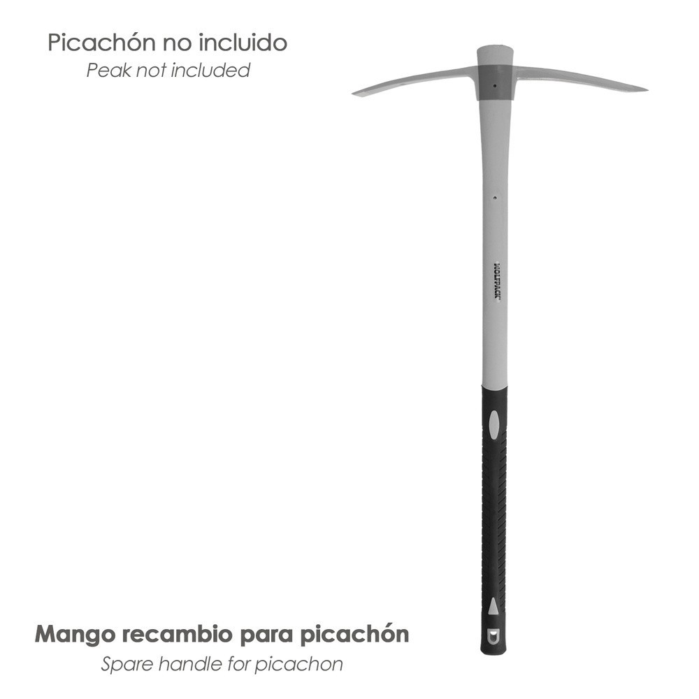 Mango Fibra Vidrio Wolfpack Picachon 1,5 Kg 53x40 mm, Oval Conico al por Mayor | Almacén de Ferretería