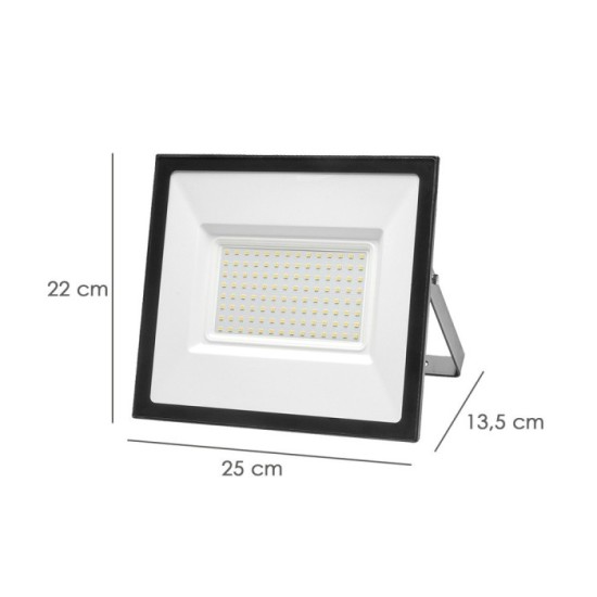 Foco Led Plano 100 Watt / 4000 K / IP65 / 8000 Lumenes al por Mayor | Almacén de Ferretería