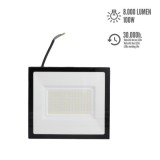 Foco Led Plano 100 Watt / 4000 K / IP65 / 8000 Lumenes al por Mayor | Almacén de Ferretería