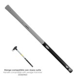 Mango De Fibra Vidrio Para Mazas Con Agujero 53x33 mm, 90 cm, Longitud, Oval Conico al por Mayor | Almacén de Ferretería