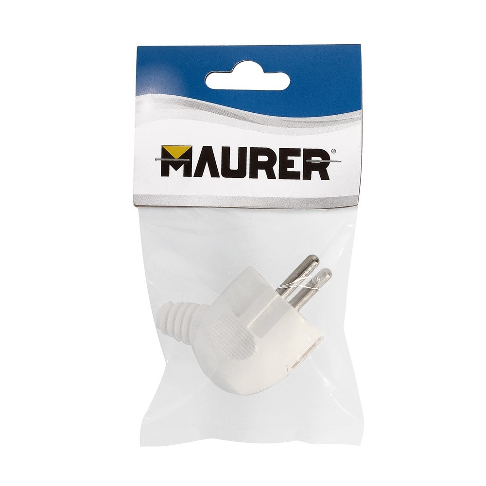 Clavija / Enchufe Salida Lateral 16 A, 250 V, Blanca al por Mayor | Almacén de Ferretería