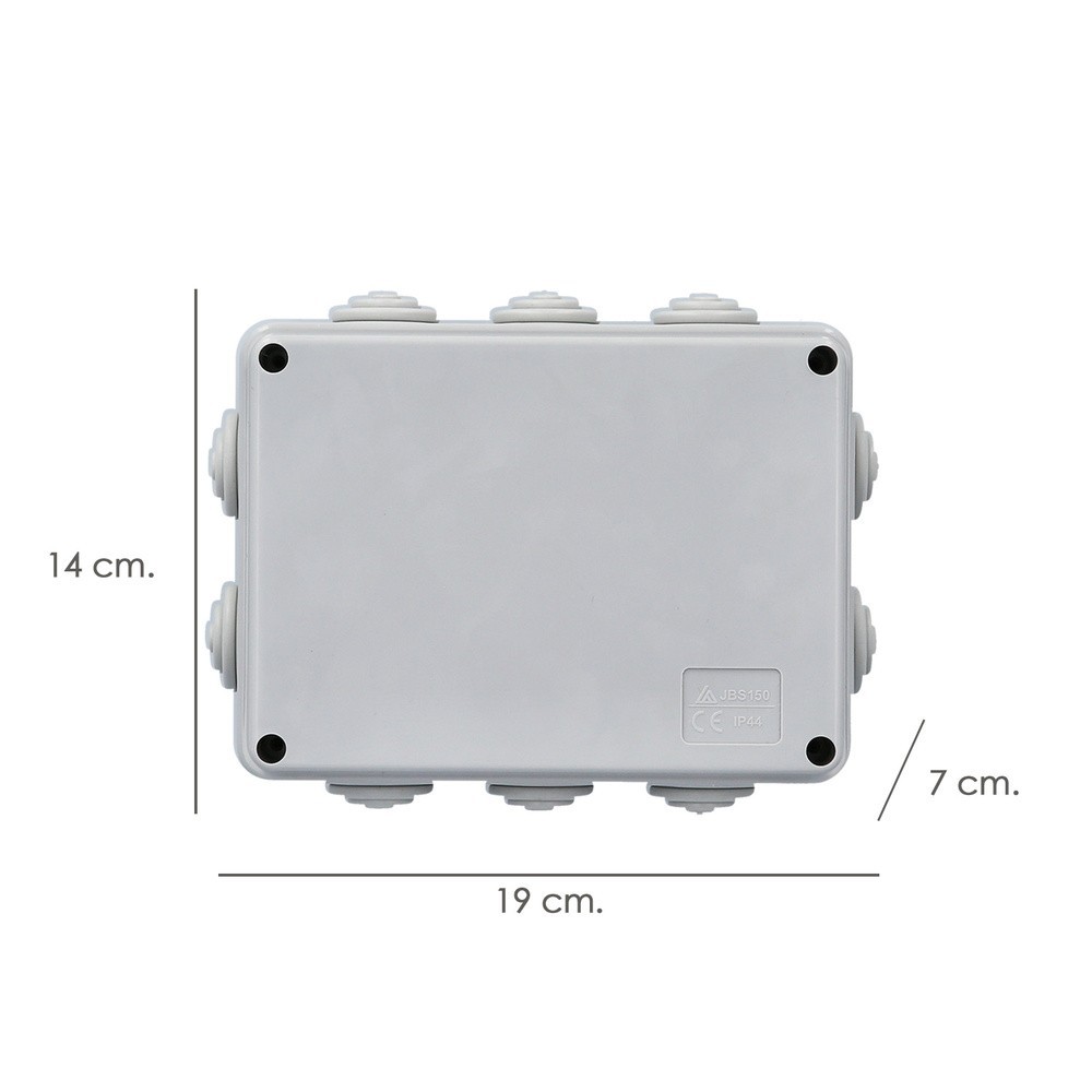 Caja Estanca Superficie Con Tornillo 190x140x70 mm, al por Mayor | Almacén de Ferretería
