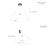 Detector De Movimiento Por Infrarrojos Con Sensor Crepuscular 360°, Ajustable al por Mayor | Almacén de Ferretería