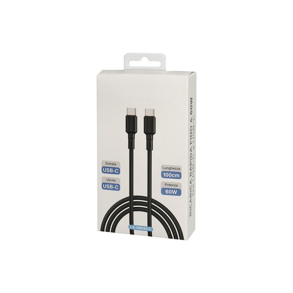 Cable Trenzado Usb C / Usb C 3,0 Ah 100 cm, 60 Wh, al por Mayor | Almacén de Ferretería