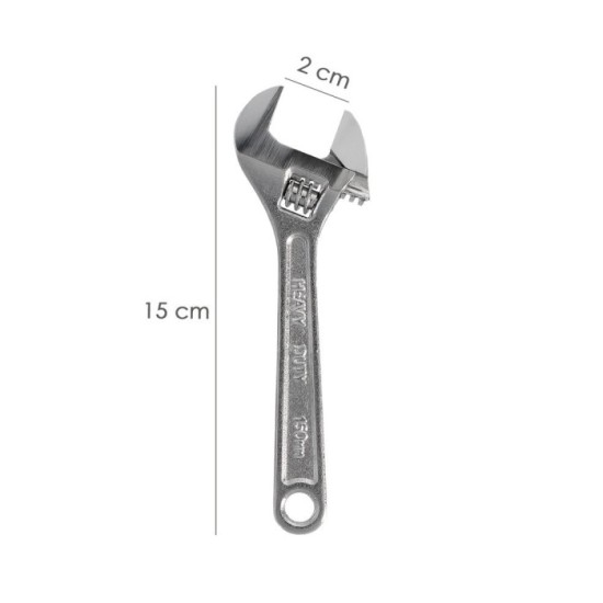 Llave Ajustable Moleta 6" / 150 mm, Llave Inglesa, Llave Apriete, Llave Ajustable al por Mayor | Almacén de Ferretería