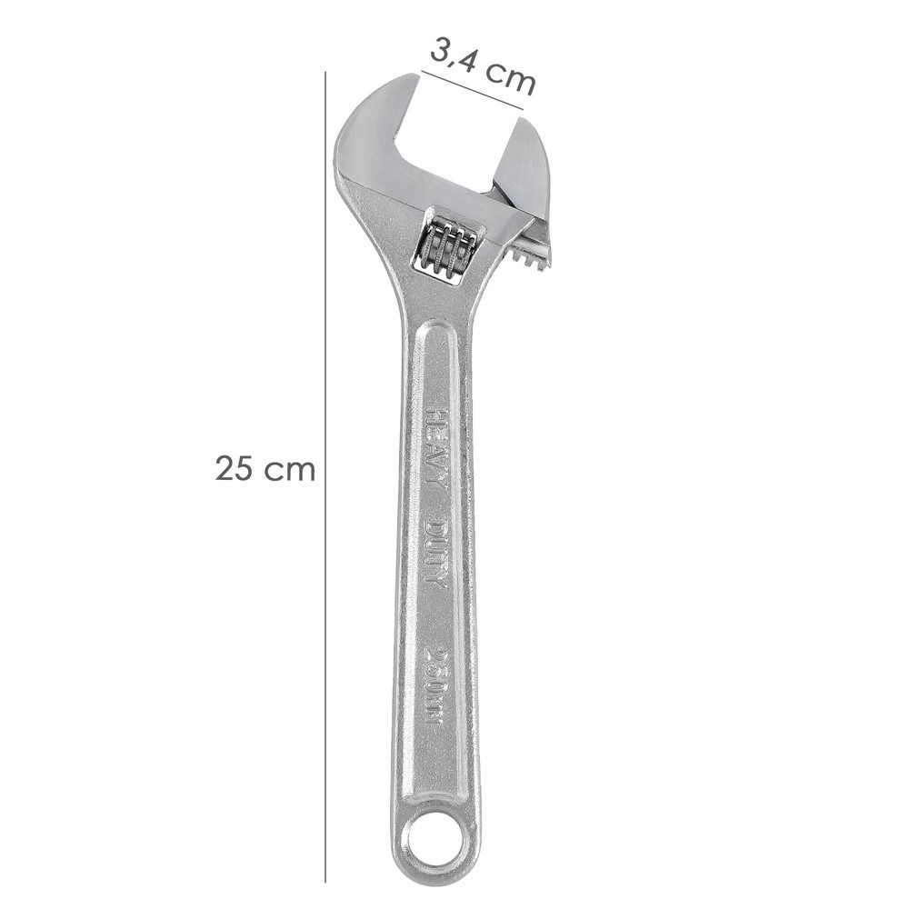 Llave Ajustable Moleta 10" / 250 mm, Llave Inglesa, Llave Apriete, Llave Ajustable al por Mayor | Almacén de Ferretería
