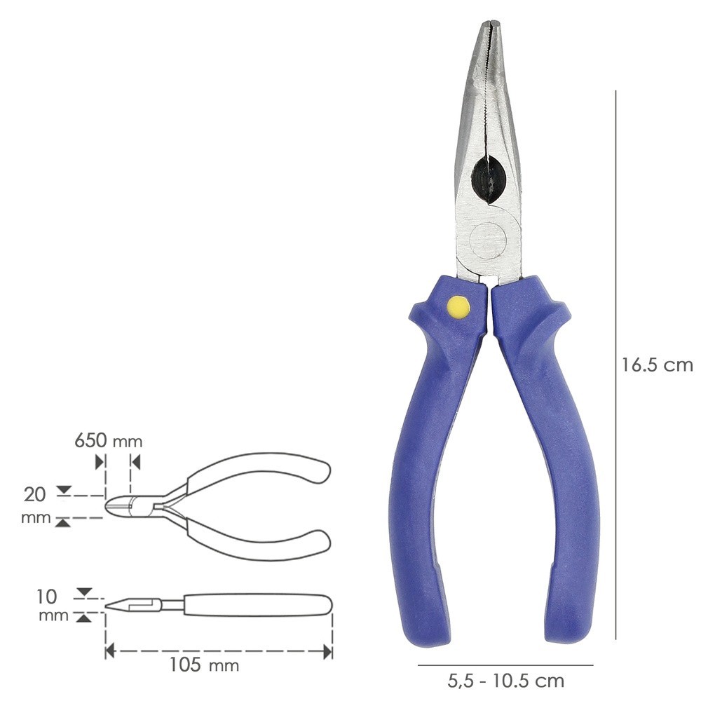 Alicates Utilex Boca  Curva     150 mm, al por Mayor | Almacén de Ferretería