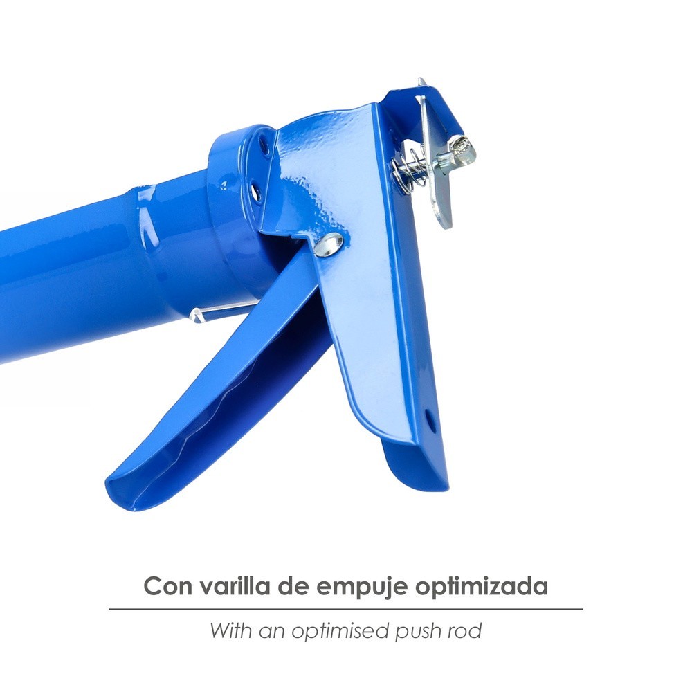 Pistola Silicona Basic, Color Azul, Pistola Selladora, Pistola Selladora Silicona, Pistola Calafateo, Pistola Calafatear, al por