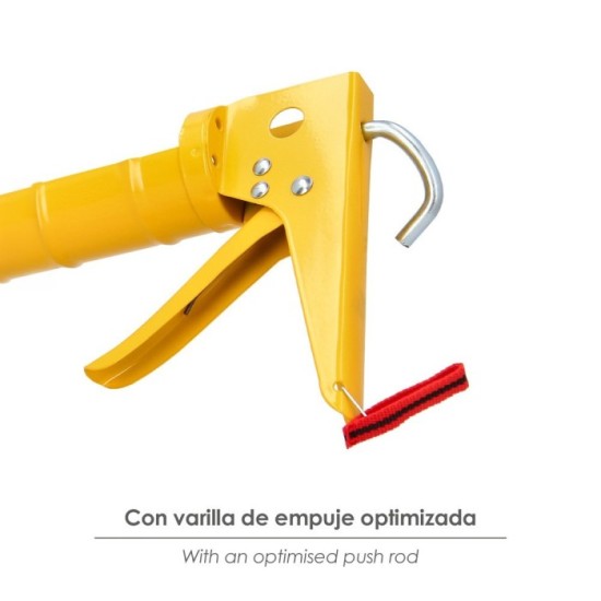Pistola Silicona Amarilla, Pistola Selladora, Pistola Selladora Silicona, Pistola Calafateo, Pistola Calafatear, al por Mayor | 