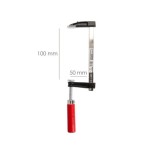 Sargento / Torniquete Mango Madera  100x 50 mm, Clips Para Madera, Sargento Carpinteria, Abrazaderas Carpinteria, Prensa al por 
