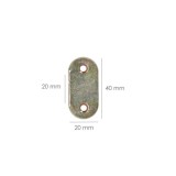 Placa Wolfpack Bicromatado  40x18 mm al por Mayor | Almacén de Ferretería