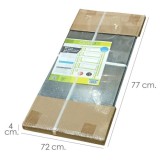 Estanteria Acero Galvanizado con 4 Baldas 150x75x30 cm, Baldas ajustables, Peso maximo 120 Kg, al por Mayor | Almacén de Ferrete