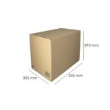 Caja Embalaje Nº2 Anonima 500 x 305 x 377 mm, al por Mayor | Almacén de Ferretería