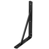 Palomilla Wolfpack Con Refuerzo Negra 400x270 mm, Uso Doméstico al por Mayor | Almacén de Ferretería