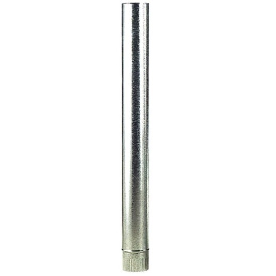 Wolfpack Tubo Estufa Acero Galvanizado Ø 250 mm, Estufas de Leña, Chimenea, Alta resistencia, Conductos (Espesor de 0,8 mm,) al 