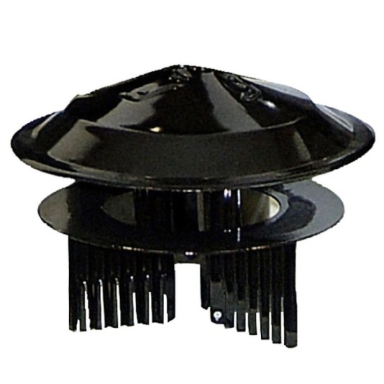 Sombrero Color Negro Universal Para Estufa de Ø 80 a Ø 150 mm, al por Mayor | Almacén de Ferretería