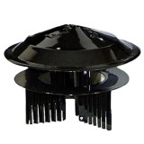 Sombrero Color Negro Universal Para Estufa de Ø 80 a Ø 150 mm, al por Mayor | Almacén de Ferretería