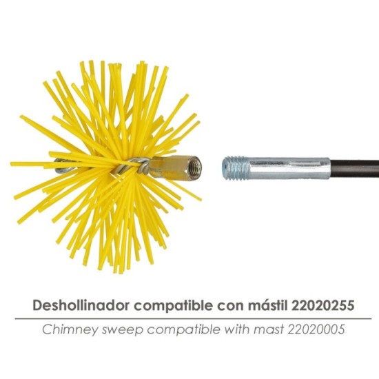 Cepillo Deshollinador Nylon 150mm M12 al por Mayor | Almacén de Ferretería