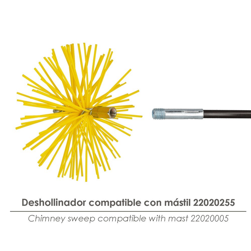 Cepillo Deshollinador Nylon 200mm M12 al por Mayor | Almacén de Ferretería