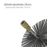 Cepillo Deshollinador Acero Pl, 150mm M12 al por Mayor | Almacén de Ferretería
